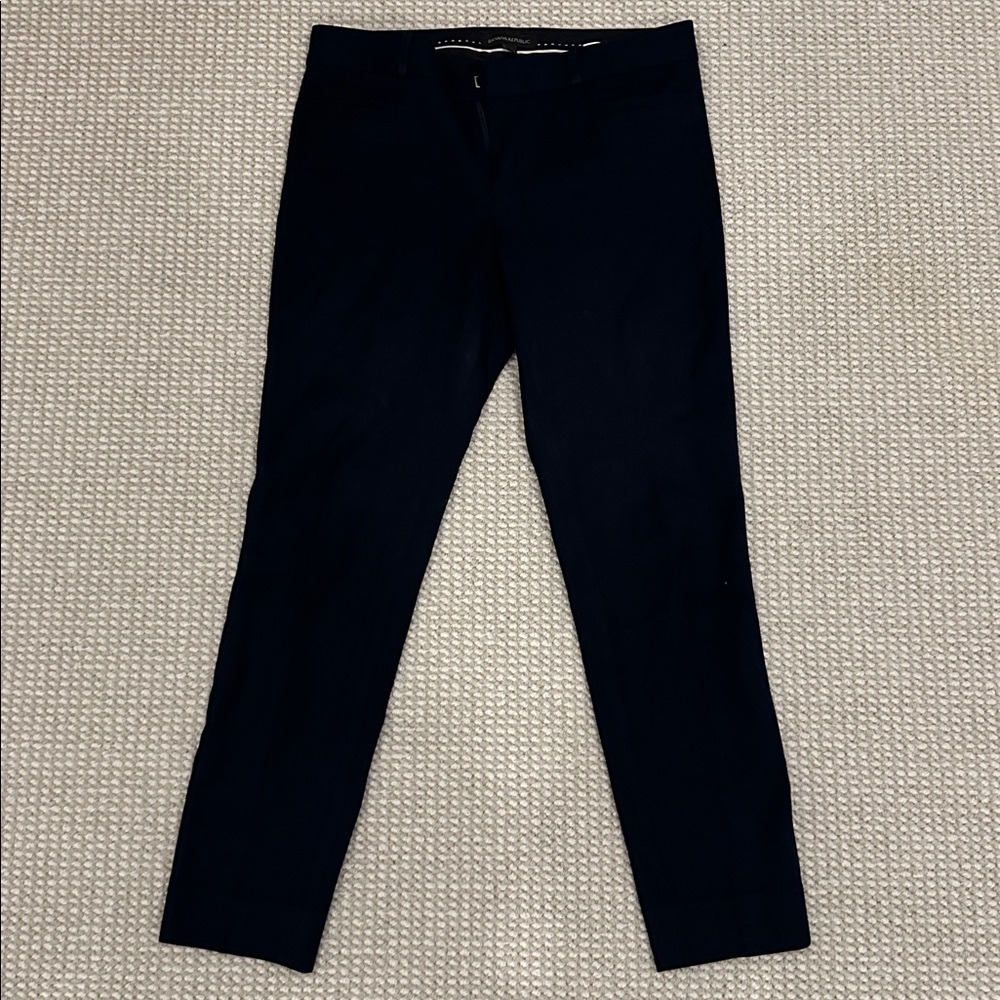 Banana Republic Sloan Plants Navy